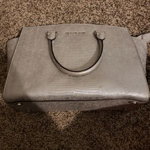 Silver Michael Kors Bag with Strap